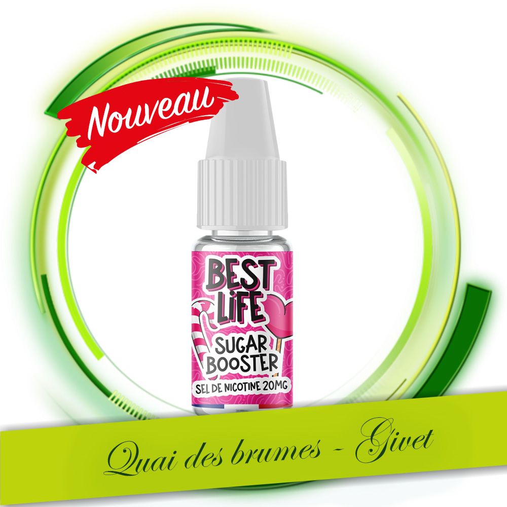 SUGAR BOOSTER SEL DE NICOTINE 20MG BEST LIFE